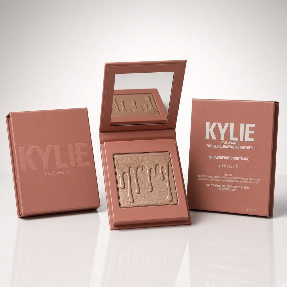 Kylie Cosmetics Strawberry Shortcake Pressed Illuminating Powder Discontinued